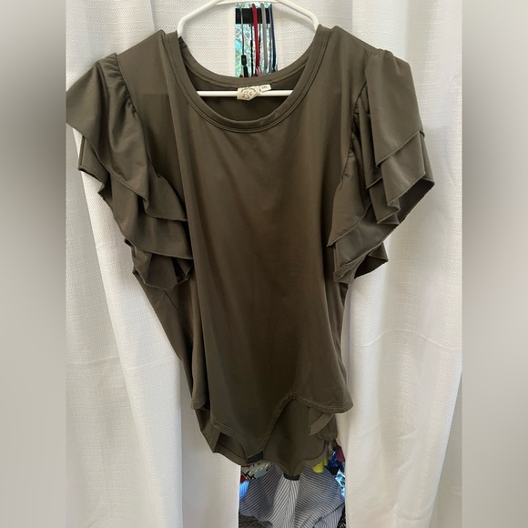 Tops - Grace and Emma Olive 3XL Bodysuit